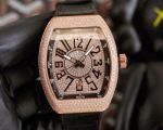 Franck Muller V45 SC DT Vanguard Series 54*42*15mm 2824 Movement Rose Gold Watch